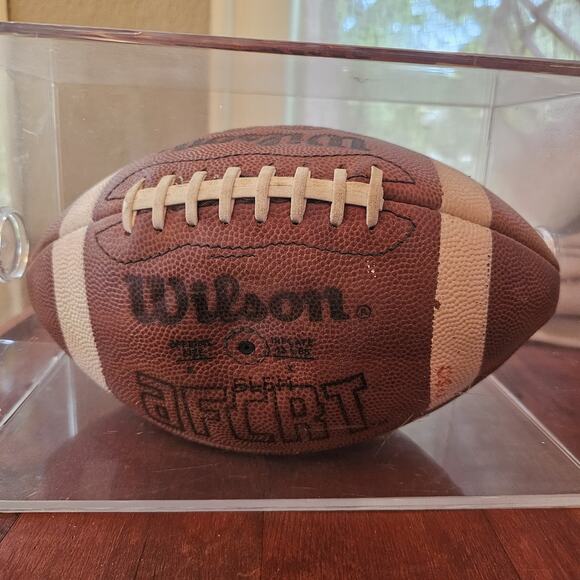 Game Used? Customized Oregon State Beavers Civil War Commemorative Football - Picture 3 of 4